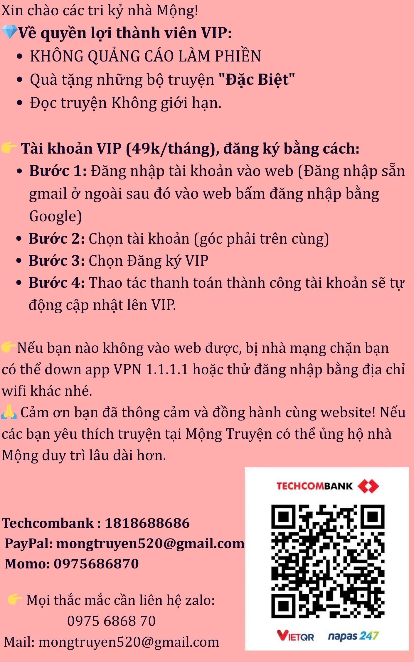 qr chuyển khoản